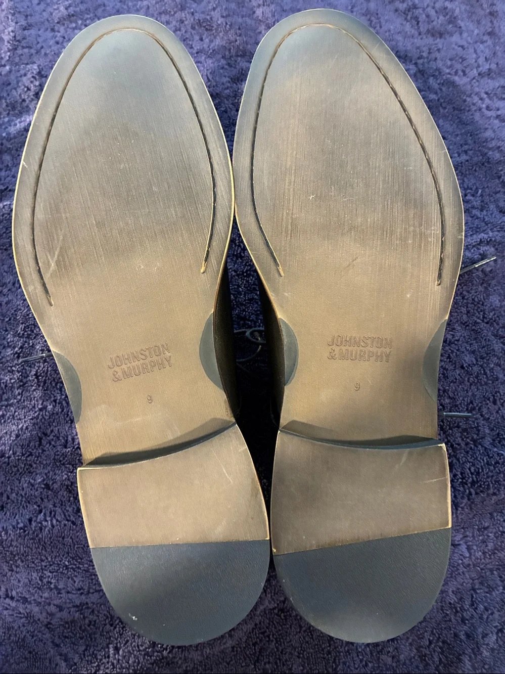 Johnston & Murphy polished black